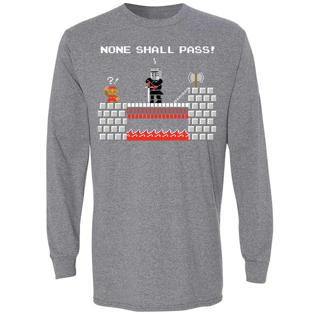 No Plumbers Shall Pass - Graphite Heather - 8