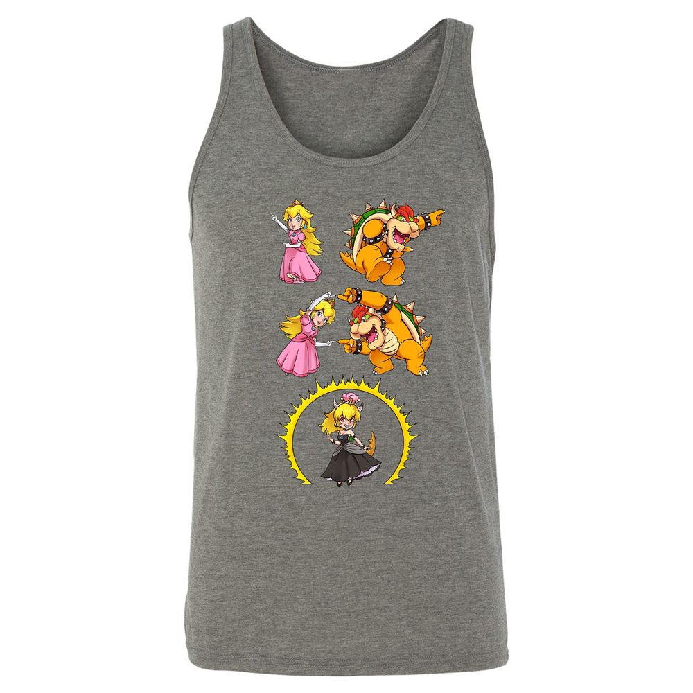 Unisex Jersey Tank - 4WD5R4Q5 - Grey Triblend - 8