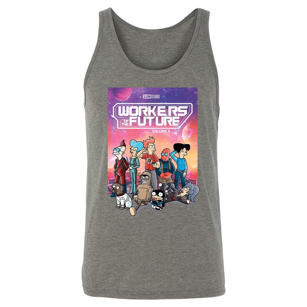 Unisex Jersey Tank - MZUCRB52 - Grey Triblend - 8