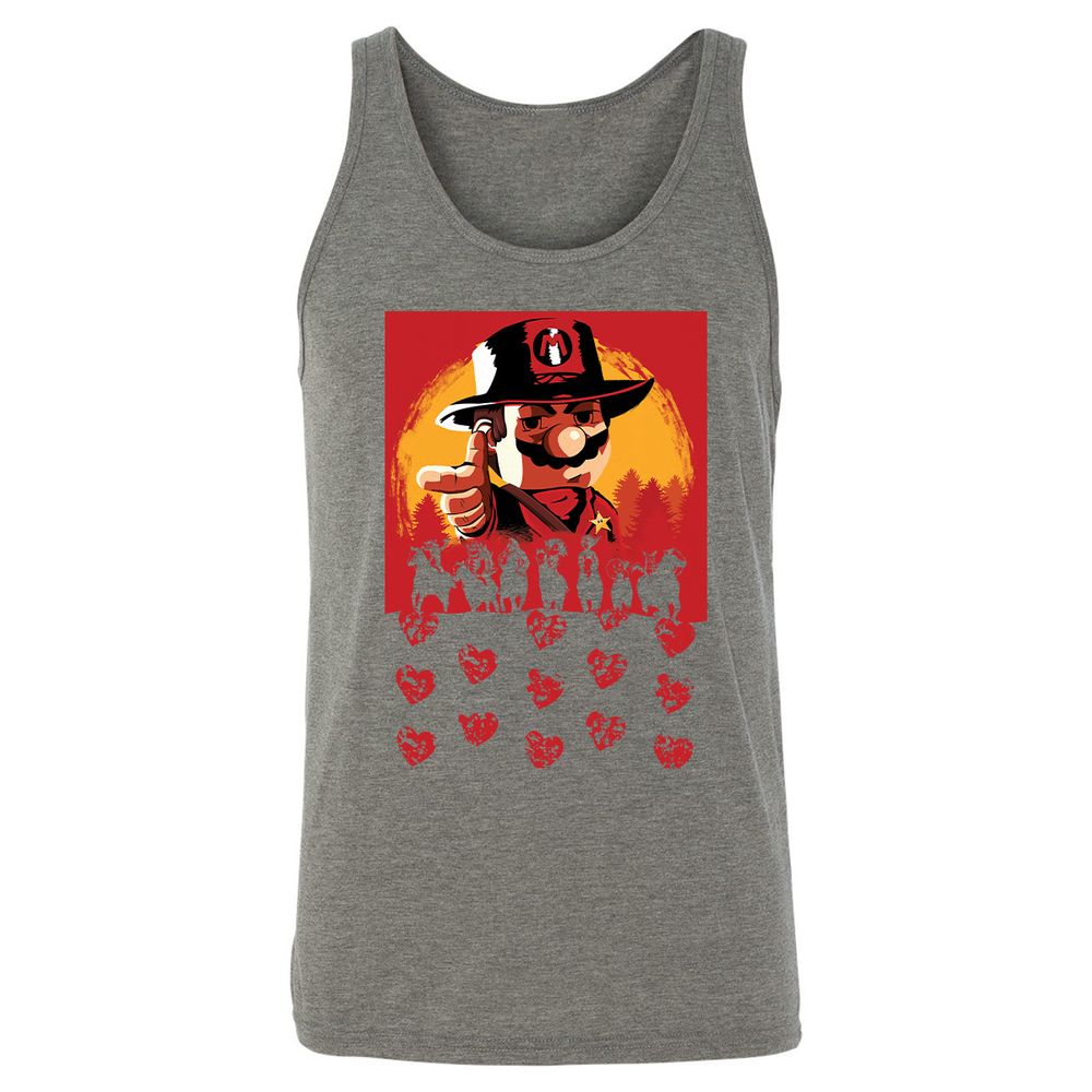 Unisex Jersey Tank - JJQBRKR4 - Grey Triblend - 8