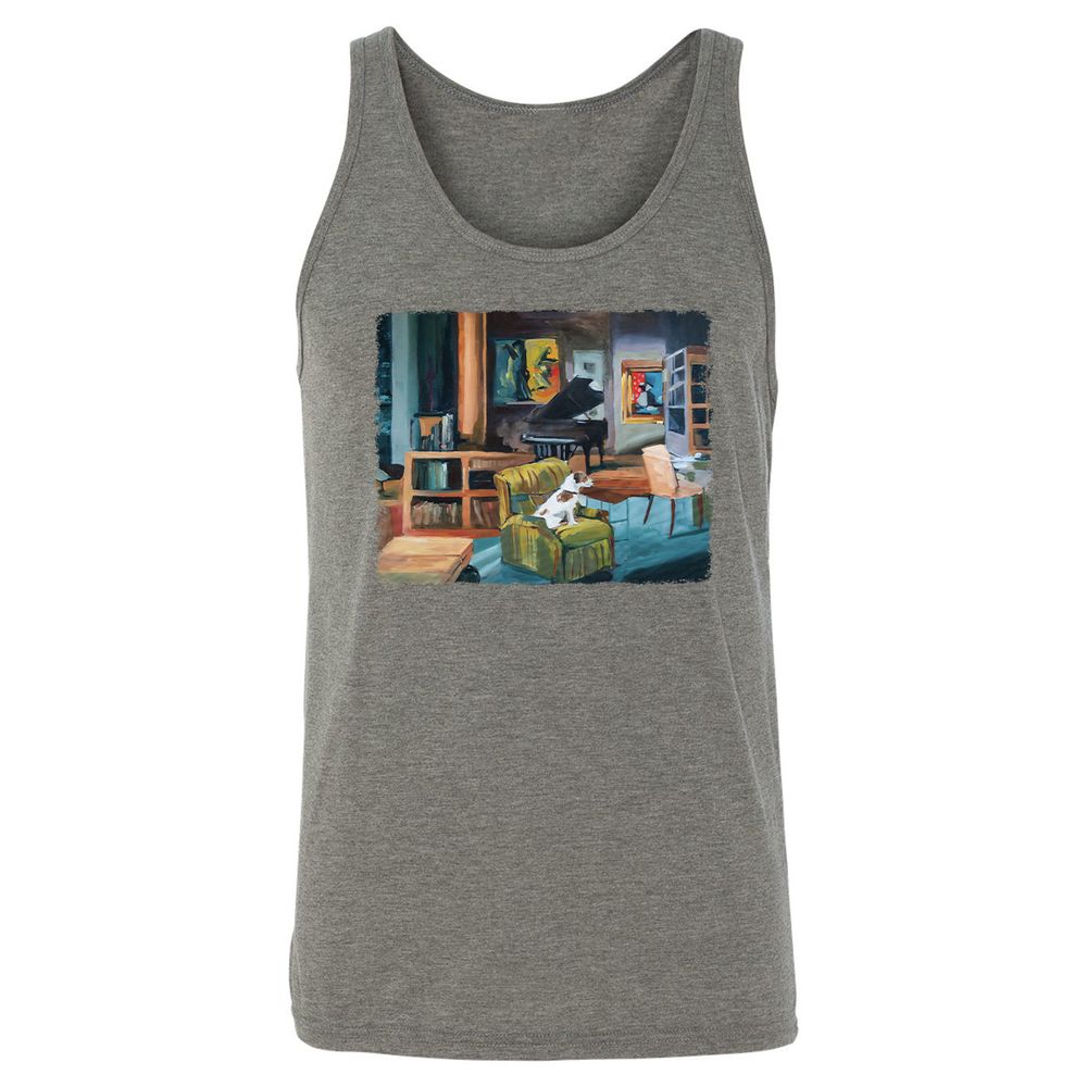 Unisex Jersey Tank - Z4JZ9E54 - Grey Triblend - 8