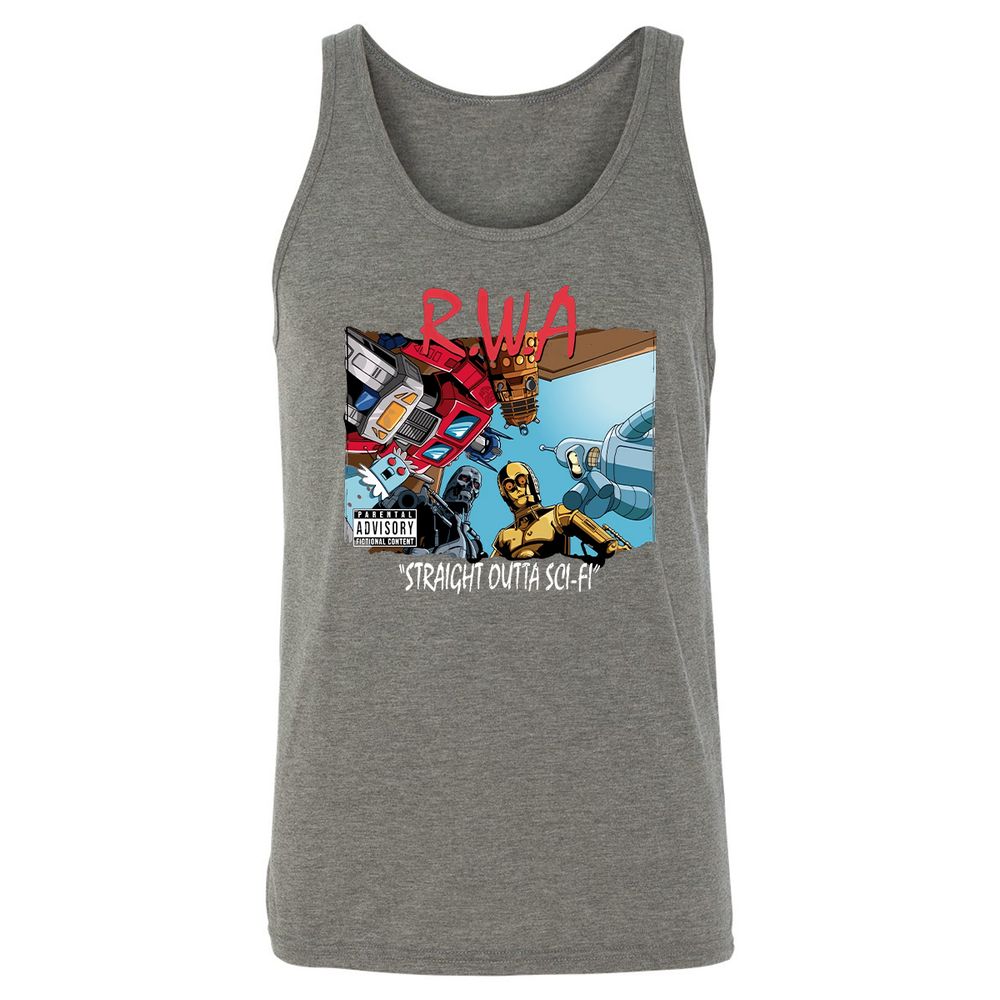 Unisex Jersey Tank - B73SD5D3 - Grey Triblend - 8