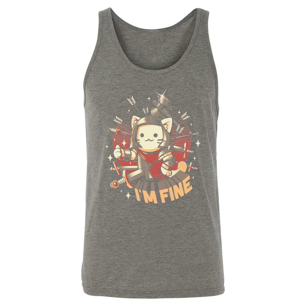 Unisex Jersey Tank - MPU1FGDU - Grey Triblend - 8