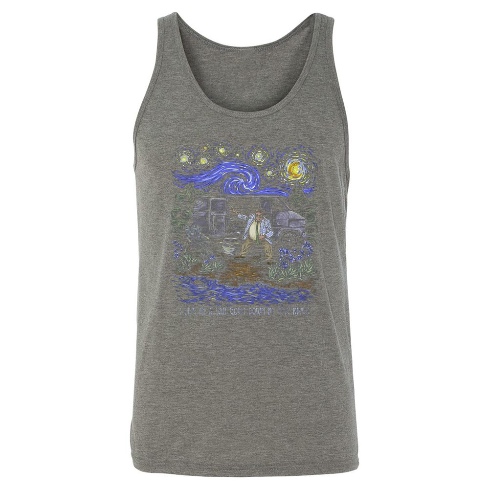 Unisex Jersey Tank - XULGEFA5 - Grey Triblend - 8
