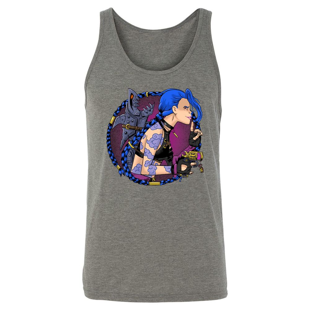 Unisex Jersey Tank - 83F31PBF - Grey Triblend - 8
