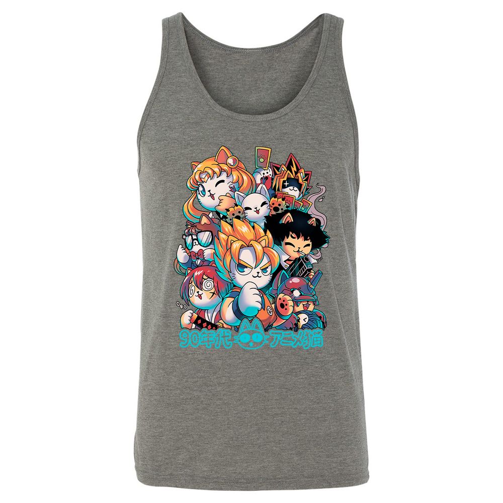 Unisex Jersey Tank - RF6XEQ45 - Grey Triblend - 8