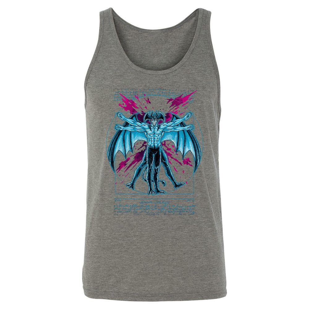Unisex Jersey Tank - REDYWBQE - Grey Triblend - 8