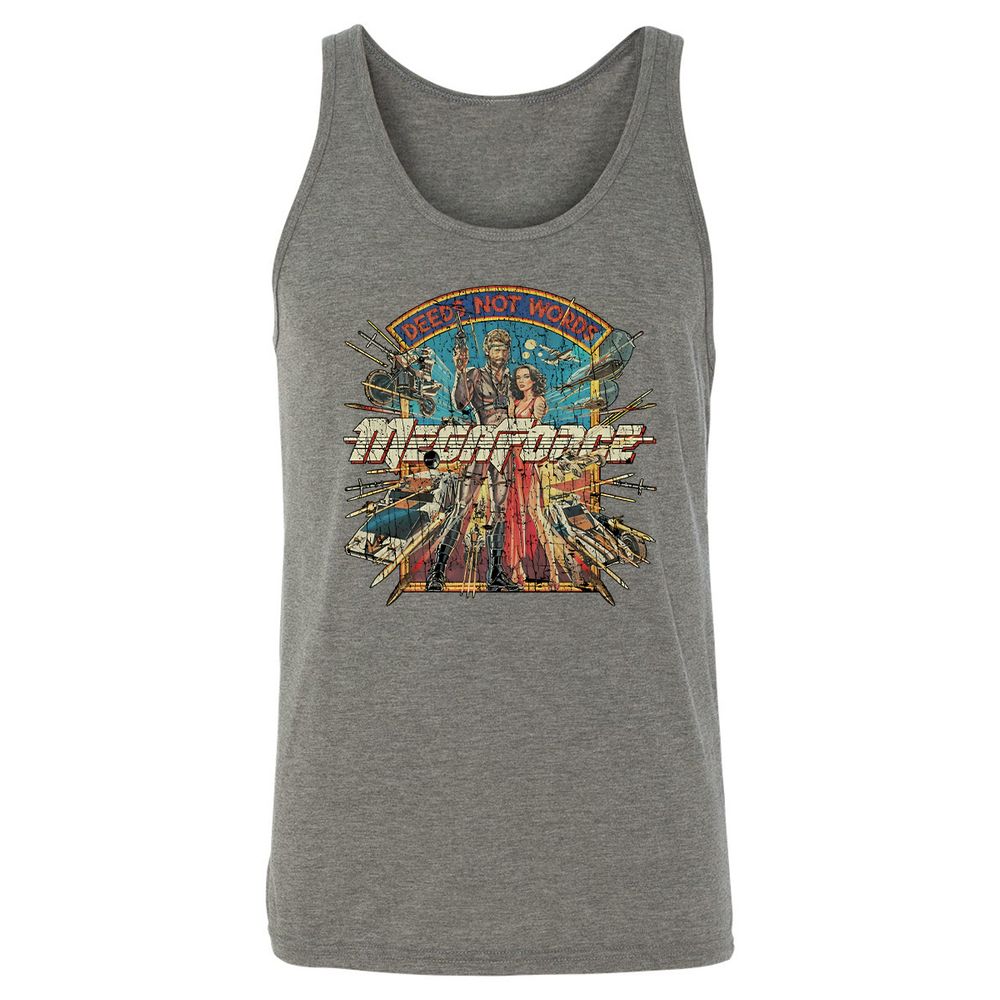Deeds Not Words - Grey Triblend - 8