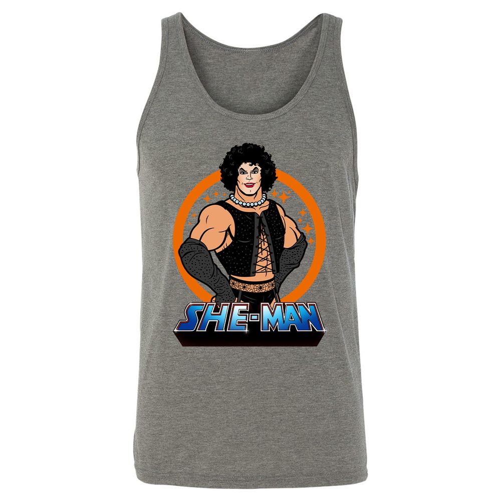 Unisex Jersey Tank - ZD87KSJM - Grey Triblend - 8