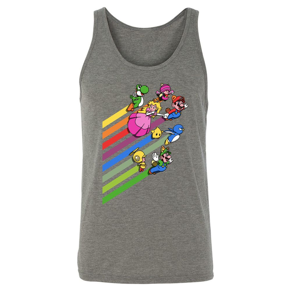 Unisex Jersey Tank - PWRMCXYS - Grey Triblend - 8