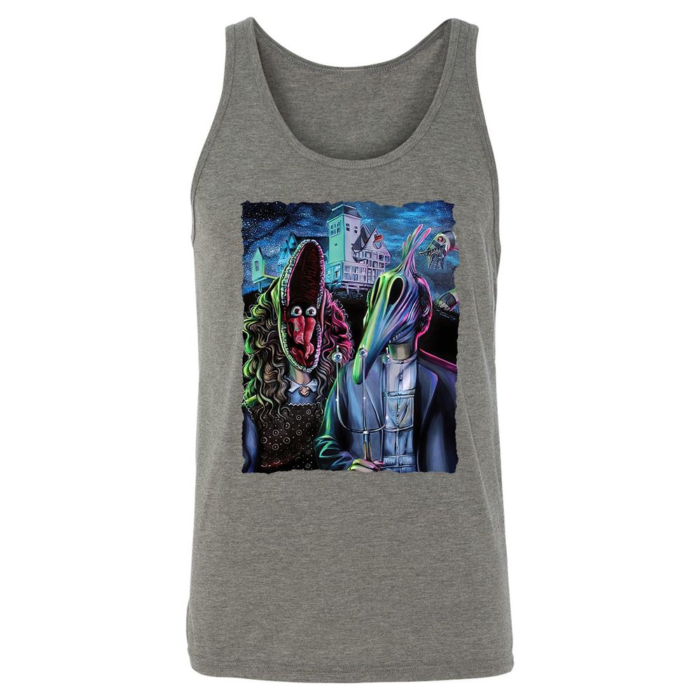 Unisex Jersey Tank - EUWP6YQQ - Grey Triblend - 8