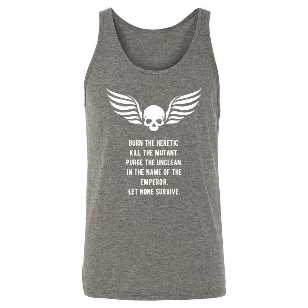 Unisex Jersey Tank - F9ZH43ZS - Grey Triblend - 8