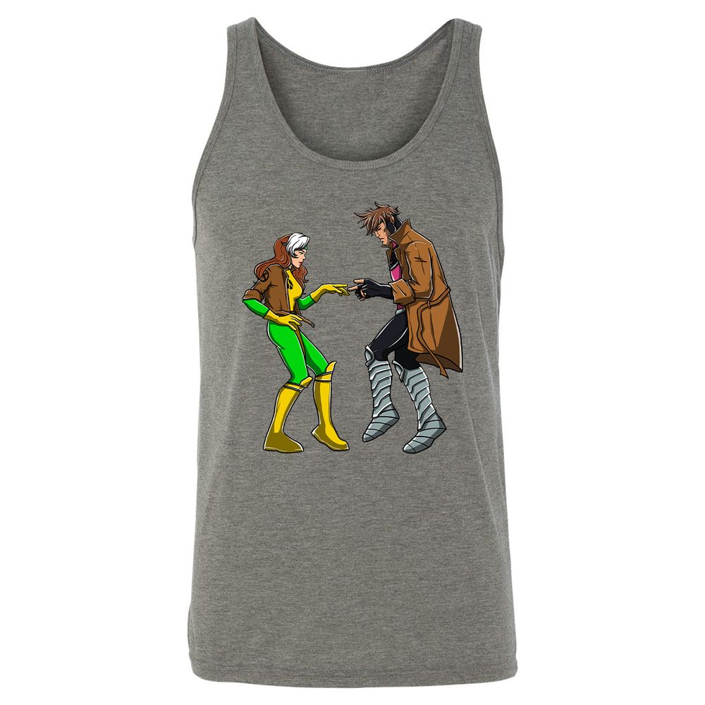 Unisex Jersey Tank - 1UFCQQWF - Grey Triblend - 8