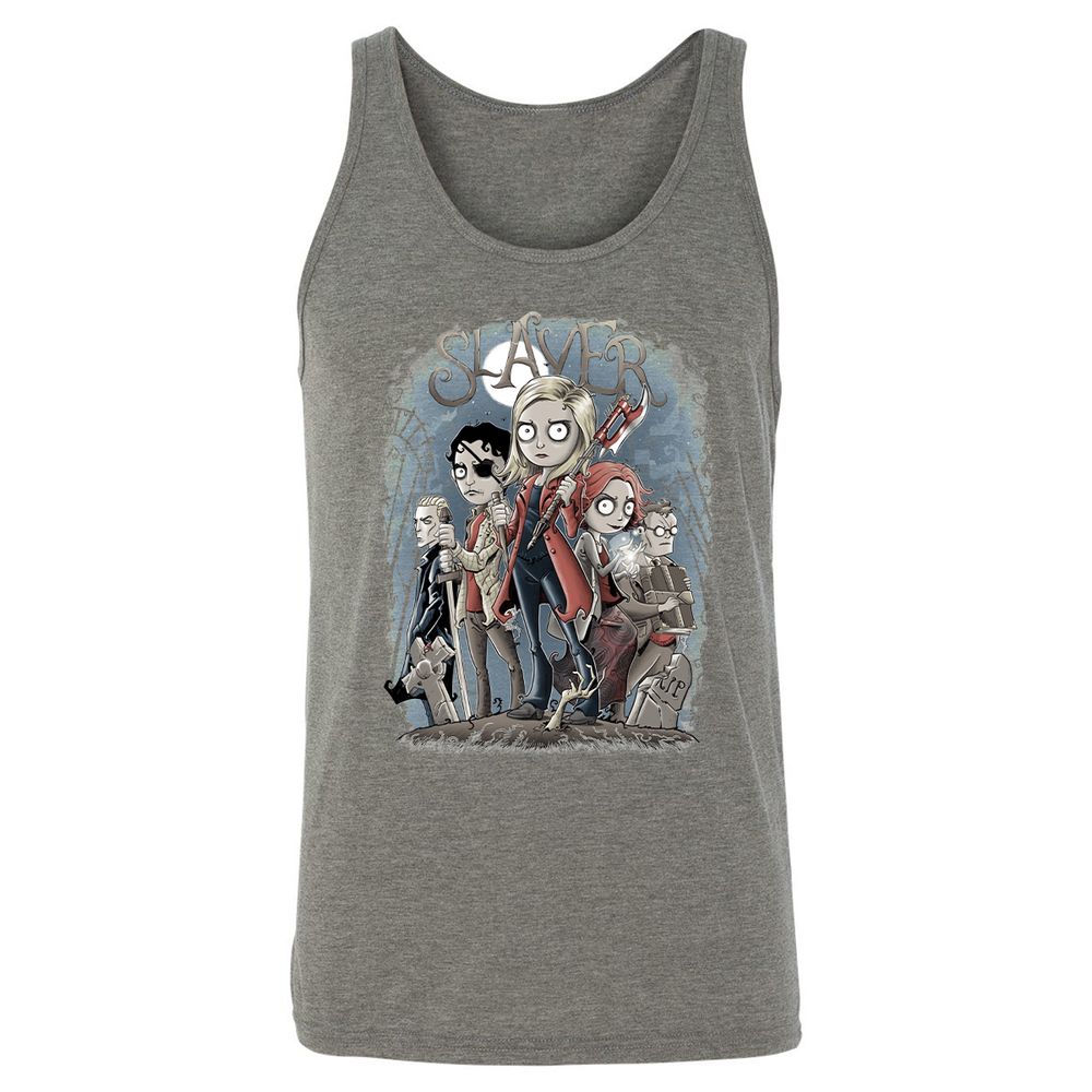 Unisex Jersey Tank - 859PGVYK - Grey Triblend - 8