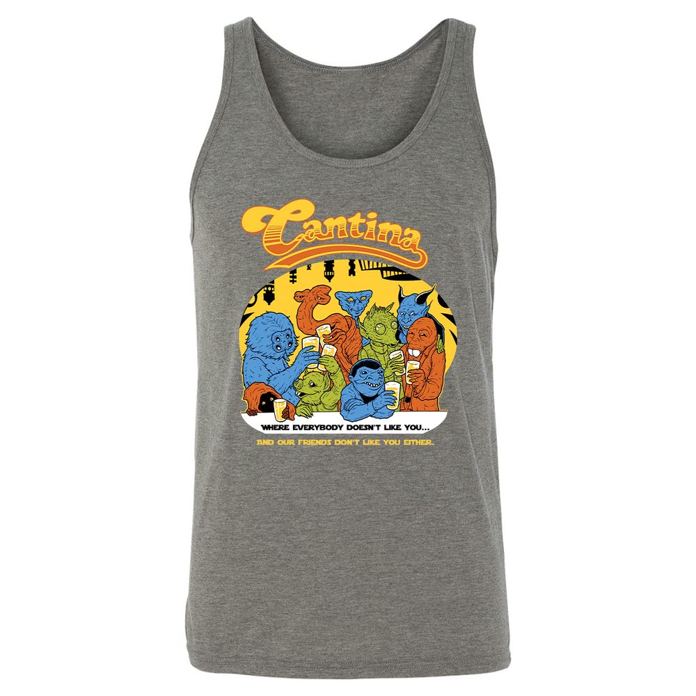 Unisex Jersey Tank - MFBYLSFN - Grey Triblend - 8