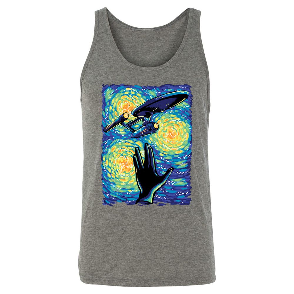 Unisex Jersey Tank - F796NU3H - Grey Triblend - 8