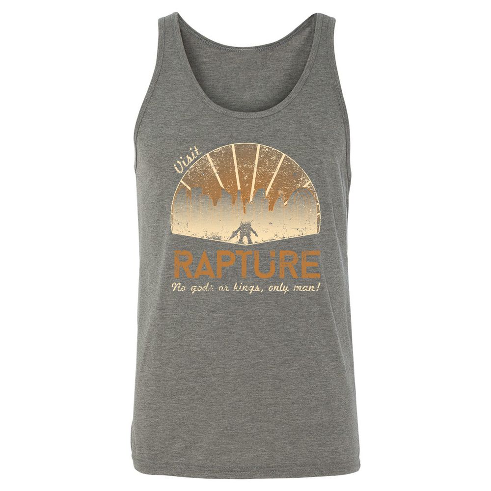 Unisex Jersey Tank - U8F14F5J - Grey Triblend - 8