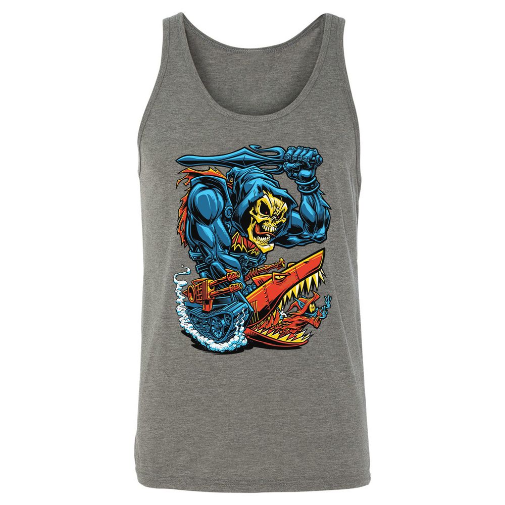 Unisex Jersey Tank - DPZ2FKPP - Grey Triblend - 8