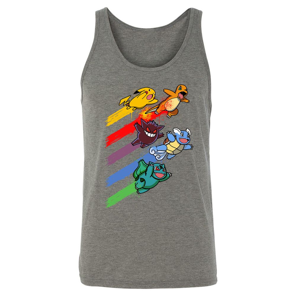 Unisex Jersey Tank - 6DELE58B - Grey Triblend - 8