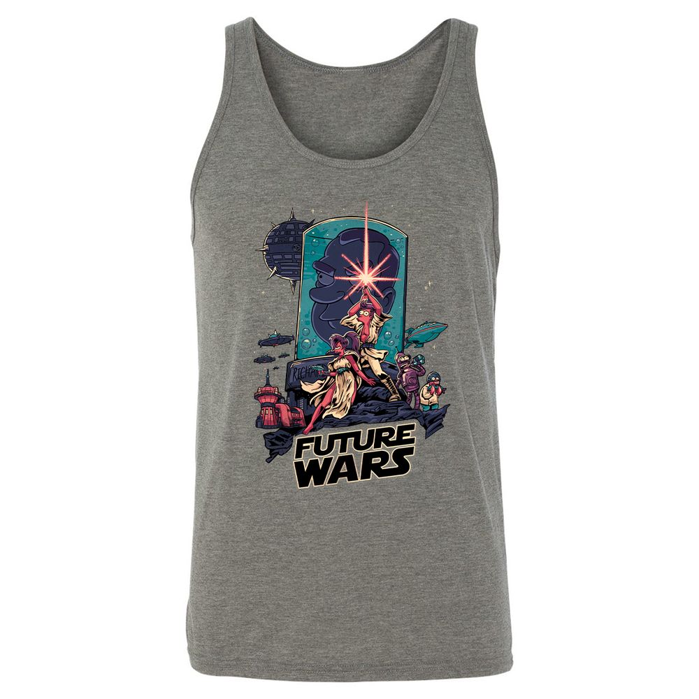 Unisex Jersey Tank - V53ZV94G - Grey Triblend - 8