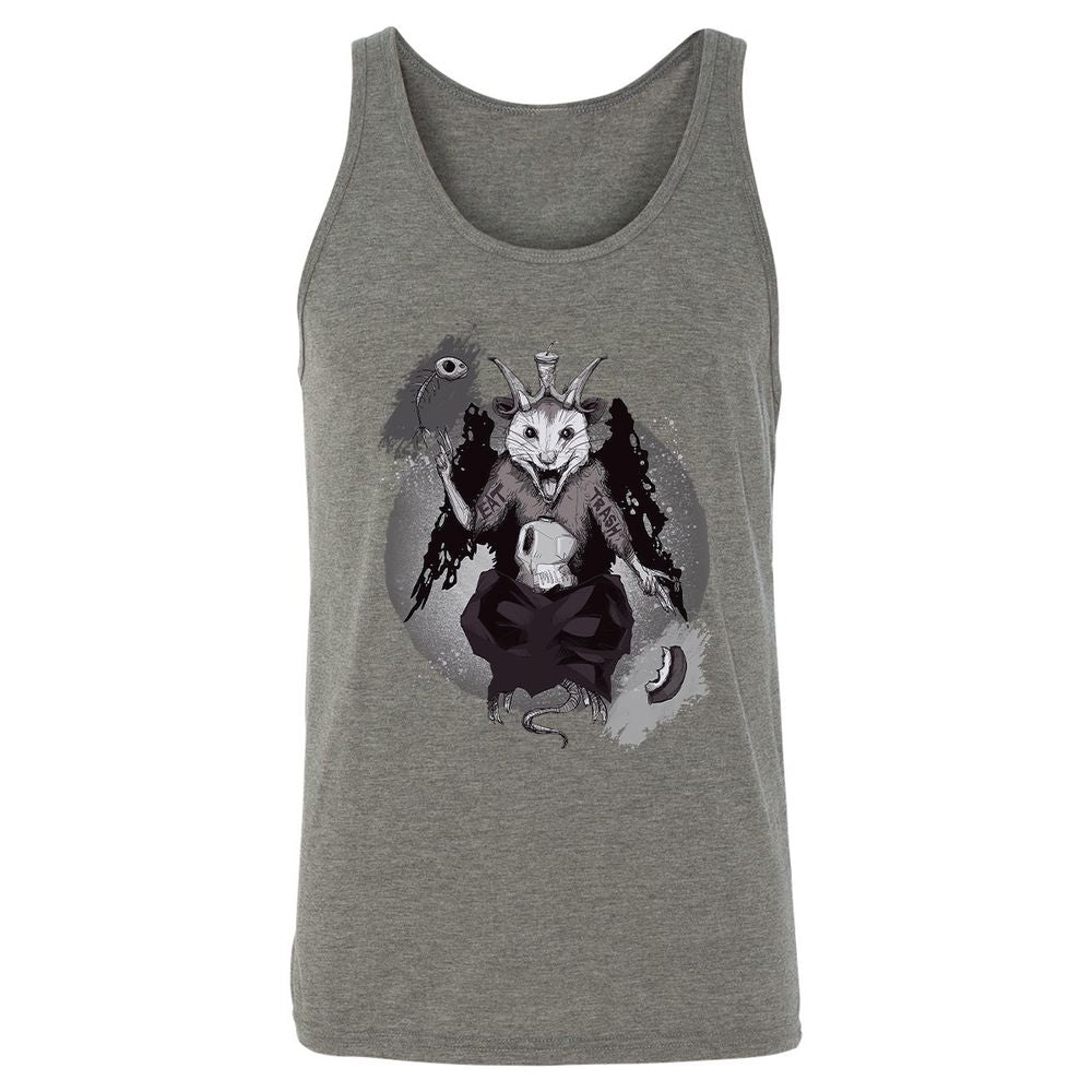 Unisex Jersey Tank - B4L6YQ9E - Grey Triblend - 8