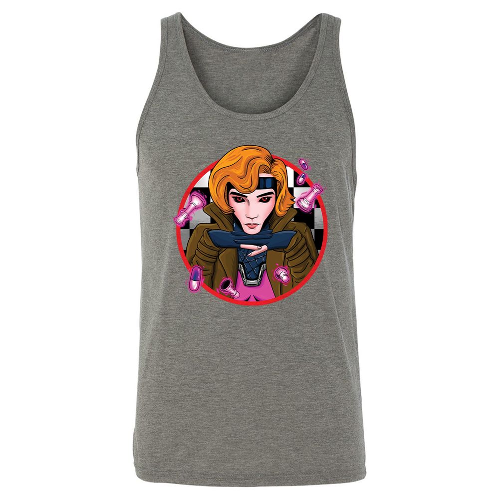 Unisex Jersey Tank - BGCS667Q - Grey Triblend - 8