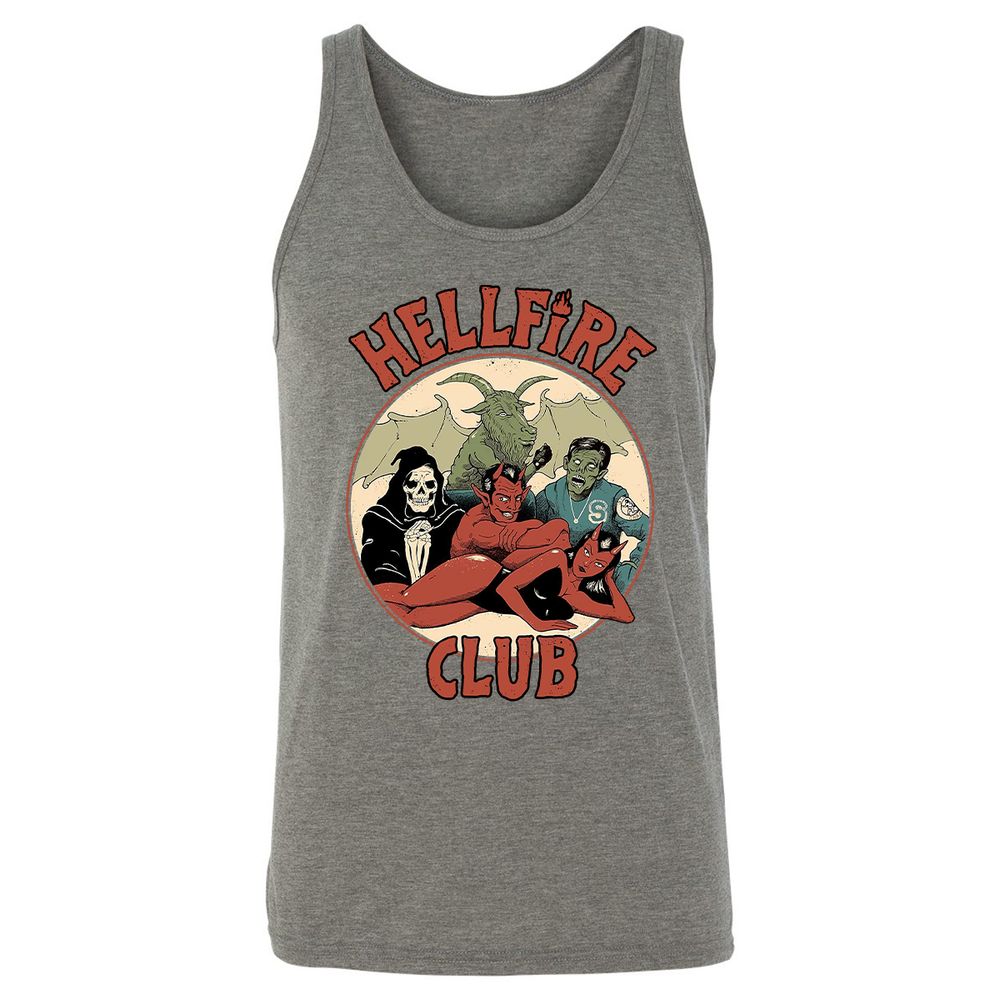 Unisex Jersey Tank - 57ESAPLQ - Grey Triblend - 8