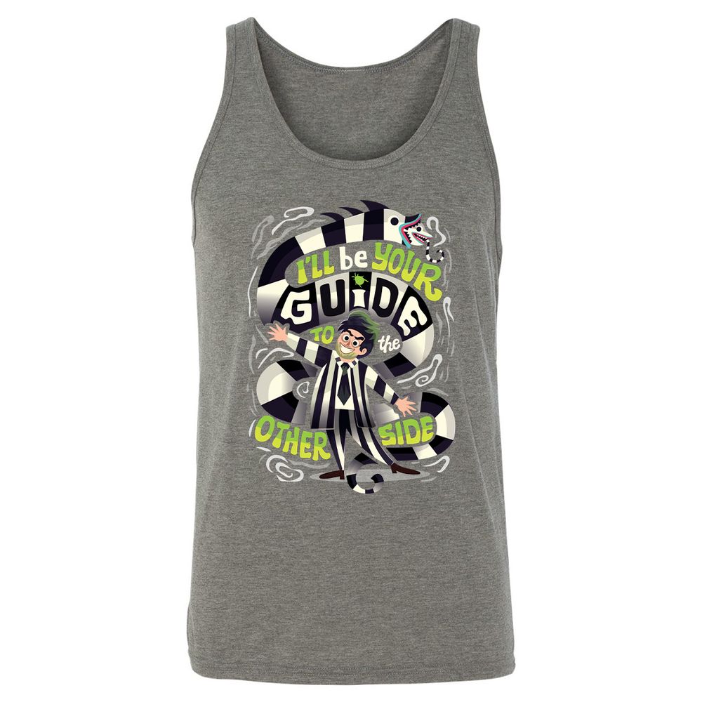 Unisex Jersey Tank - JLCDAPDJ - Grey Triblend - 8