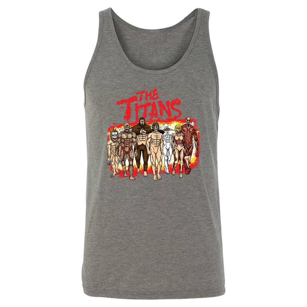 Unisex Jersey Tank - 8L9WBSTT - Grey Triblend - 8