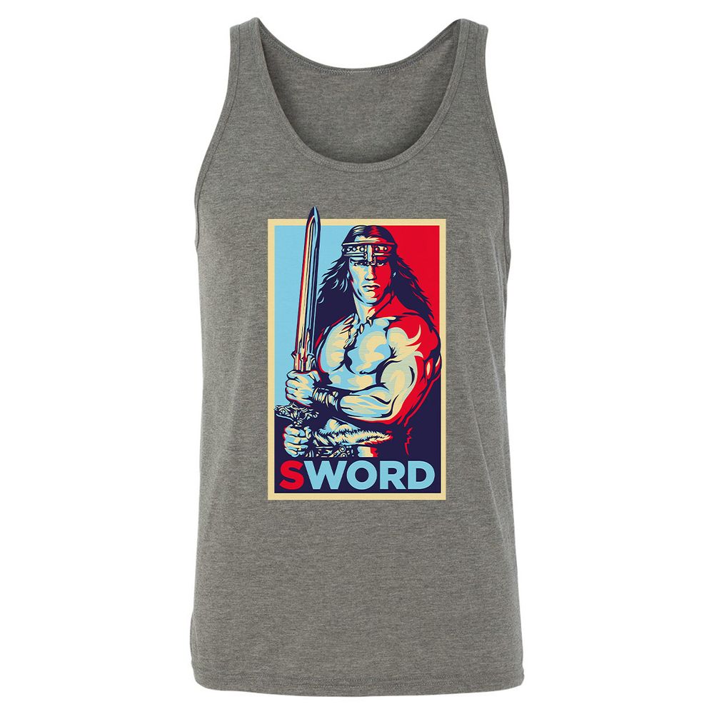 Unisex Jersey Tank - GX6QMY67 - Grey Triblend - 8