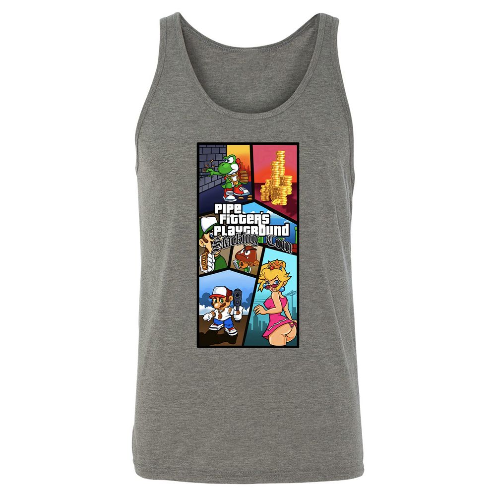 Unisex Jersey Tank - MXWF4QEN - Grey Triblend - 8