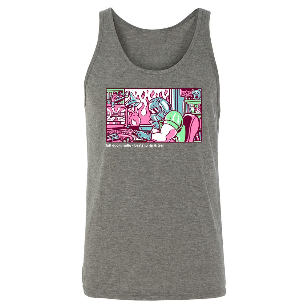 Unisex Jersey Tank - 5YGMF3RG - Grey Triblend - 8