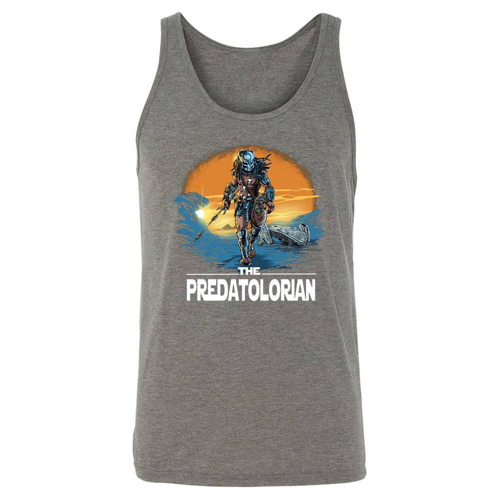 Unisex Jersey Tank - NECKEBBW - Grey Triblend - 8