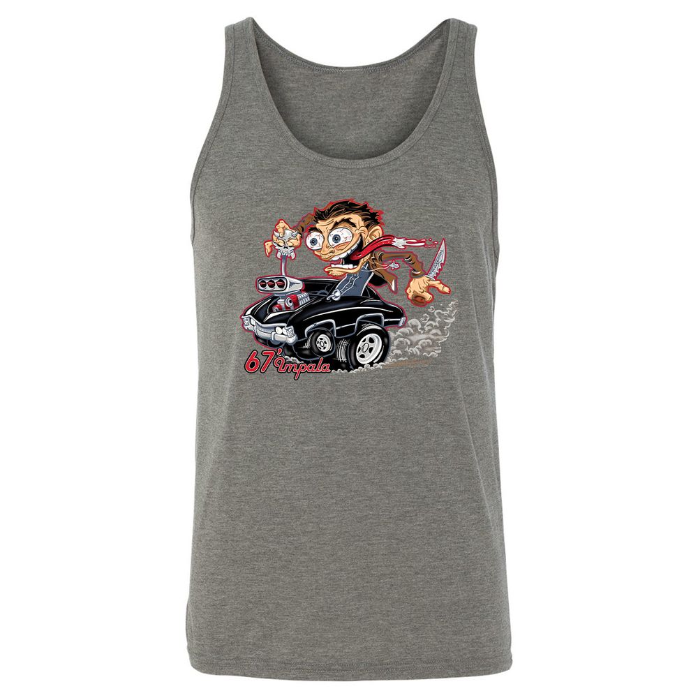 Unisex Jersey Tank - DVKAE19T - Grey Triblend - 8
