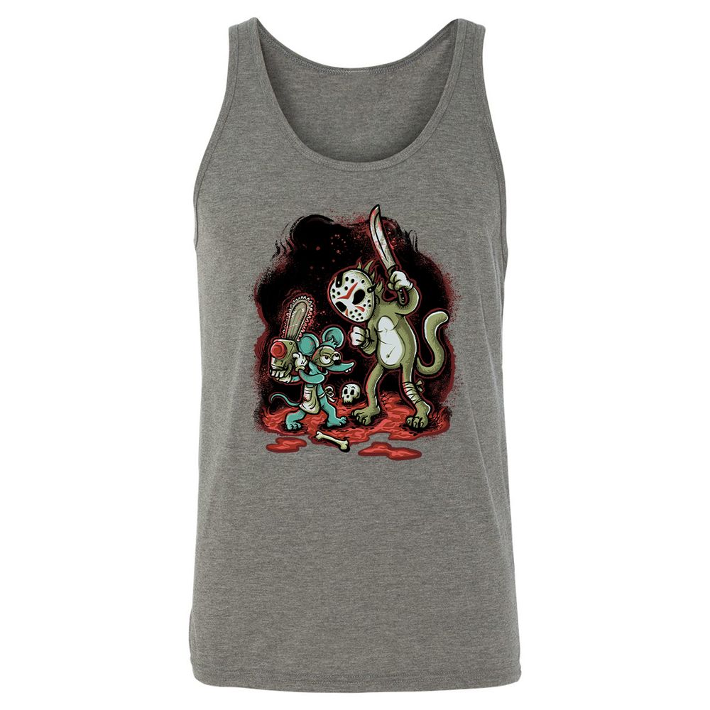 Unisex Jersey Tank - HXQNTBPU - Grey Triblend - 8