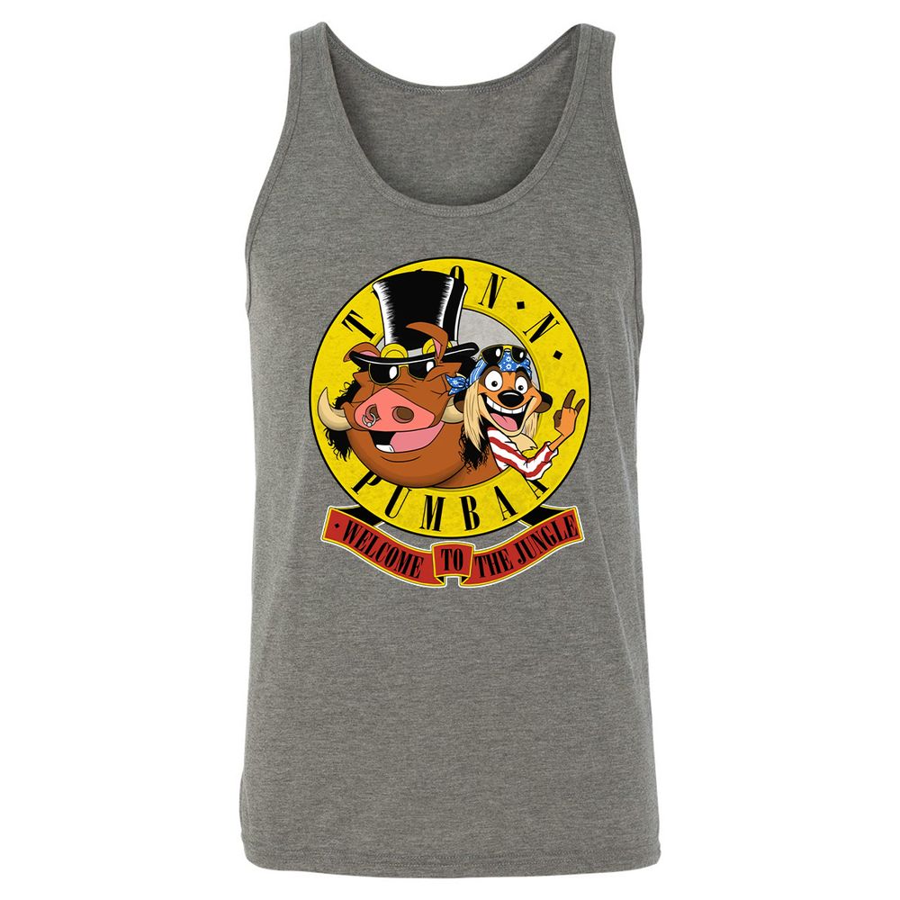 Unisex Jersey Tank - Black - Grey Triblend - 8