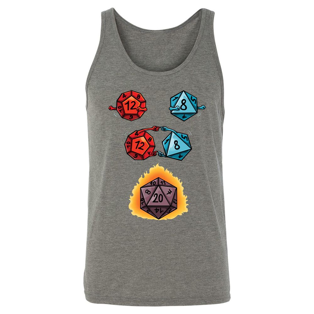 Unisex Jersey Tank - T5HY9BX6 - Grey Triblend - 8