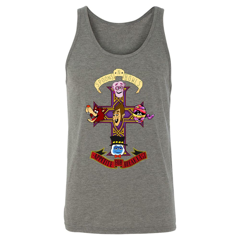 Unisex Jersey Tank - E4JGYBLL - Grey Triblend - 8