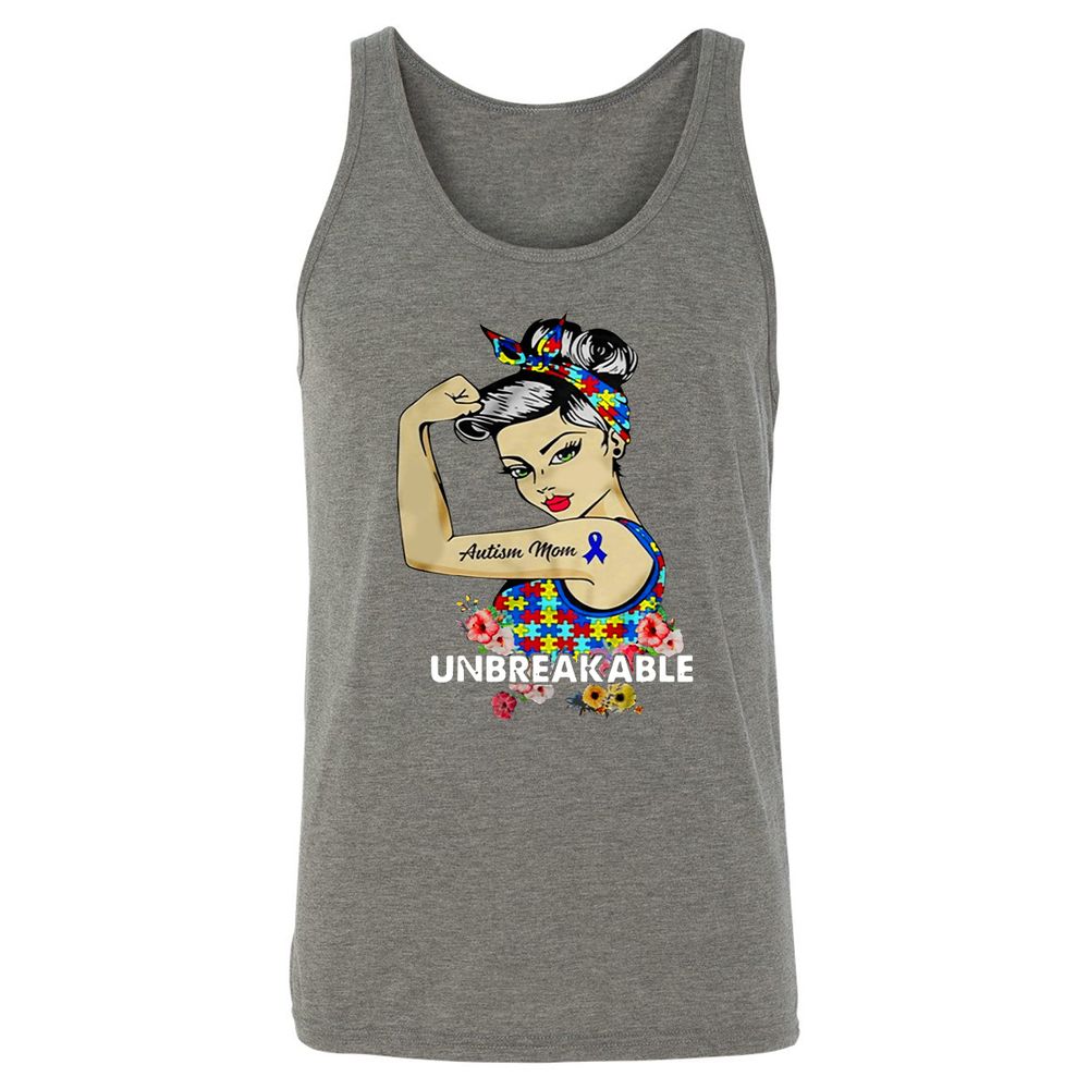 Unisex Jersey Tank - 4VAUHGBW - Grey Triblend - 8