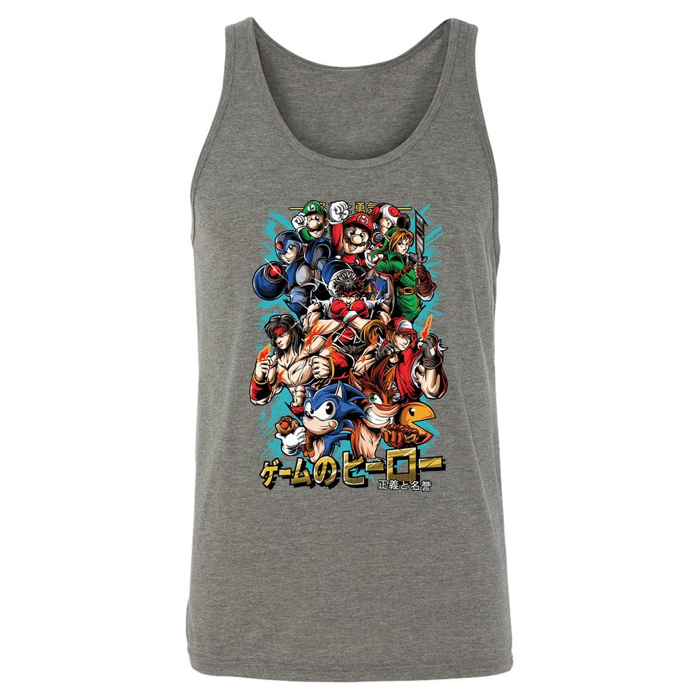 Unisex Jersey Tank - Y8NUW8SC - Grey Triblend - 8