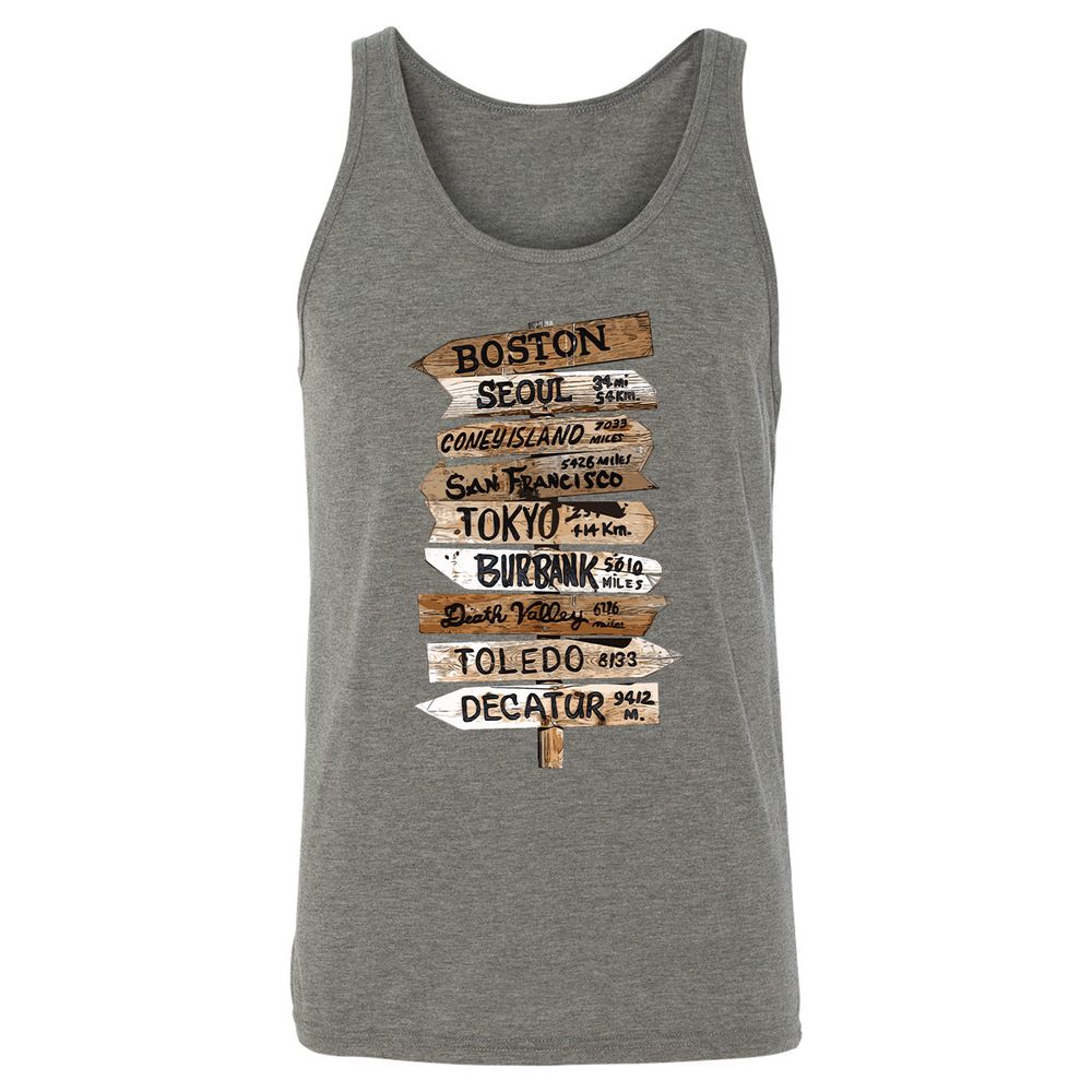 Unisex Jersey Tank - HEQ2X5LN - Grey Triblend - 8