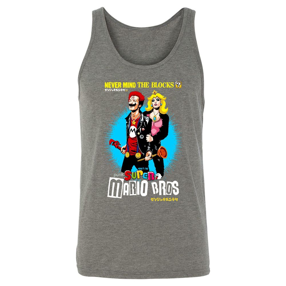Unisex Jersey Tank - ZJGW2KAR - Grey Triblend - 8