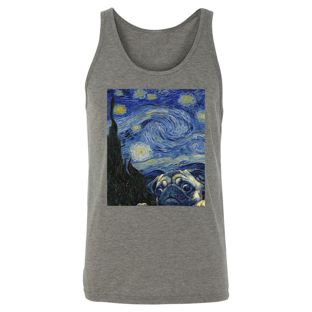 Unisex Jersey Tank - TJ4MQ823 - Grey Triblend - 8