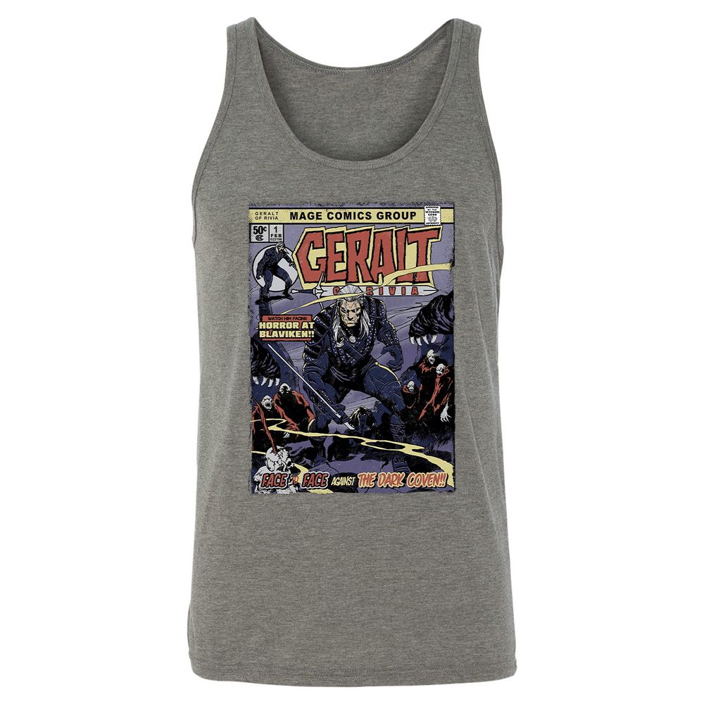 Unisex Jersey Tank - UD9VZRKG - Grey Triblend - 8