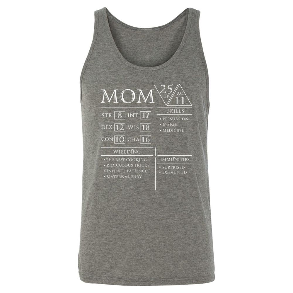 Unisex Jersey Tank - JGSUVMFC - Grey Triblend - 8