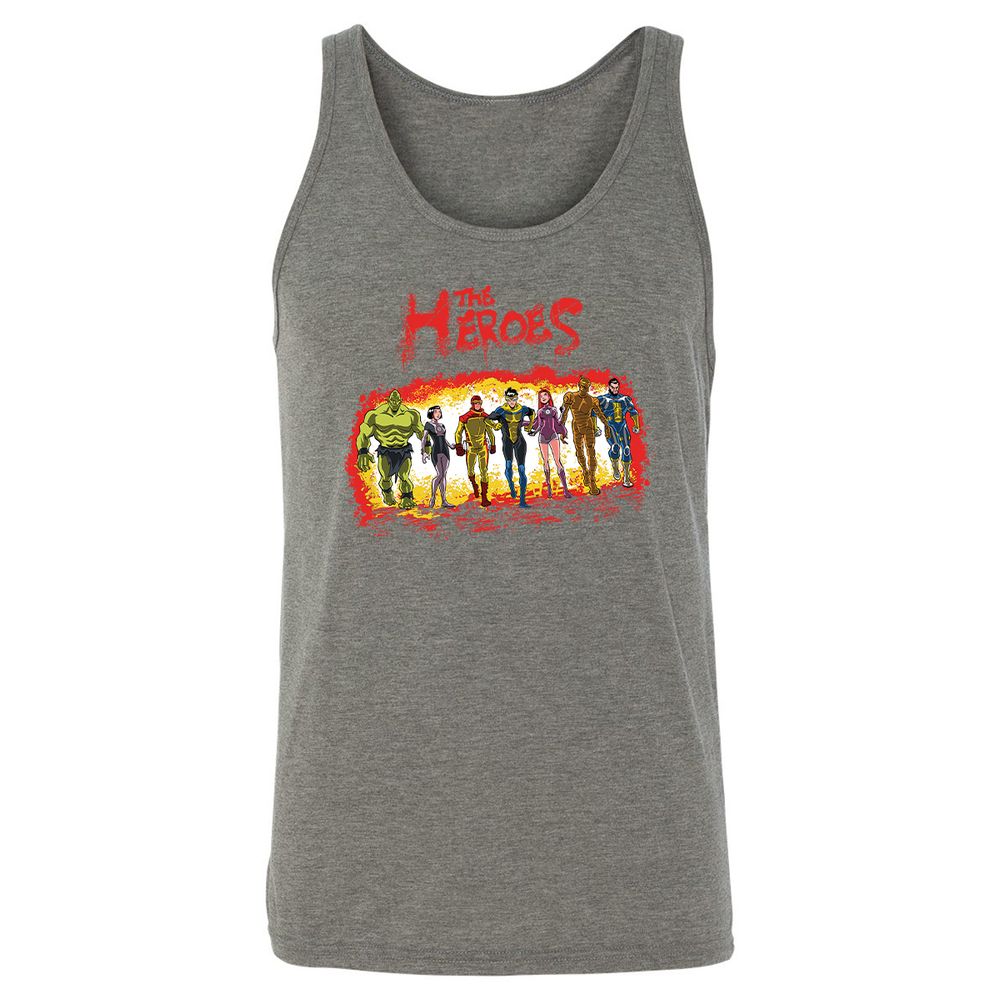 Unisex Jersey Tank - P582CA7G - Grey Triblend - 8