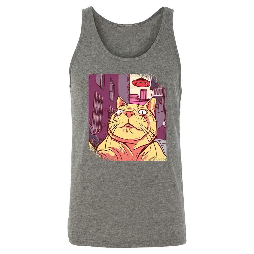 Unisex Jersey Tank - 3QUEBYNK - Grey Triblend - 8