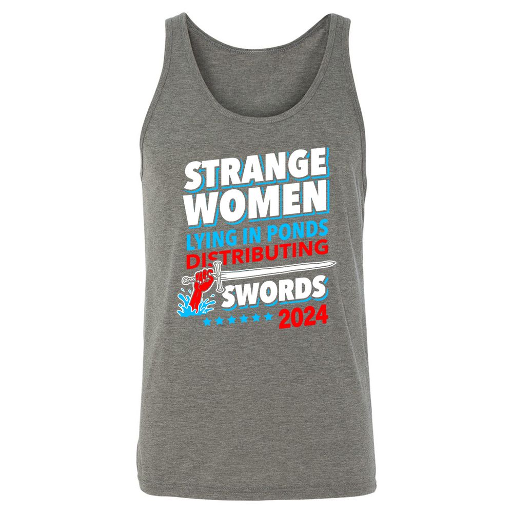 Unisex Jersey Tank - KJ5HGD63 - Grey Triblend - 8