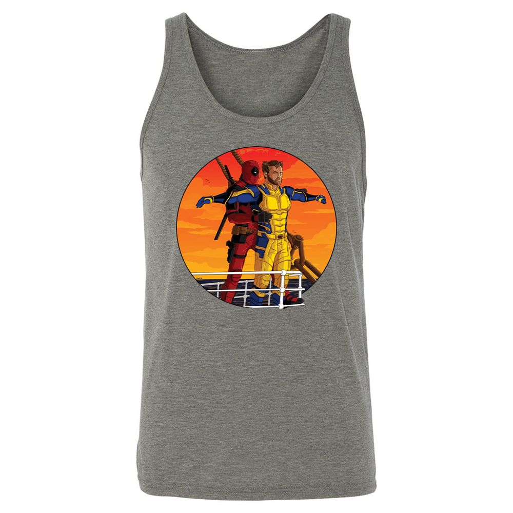 Unisex Jersey Tank - UZZE4ZZ1 - Grey Triblend - 8