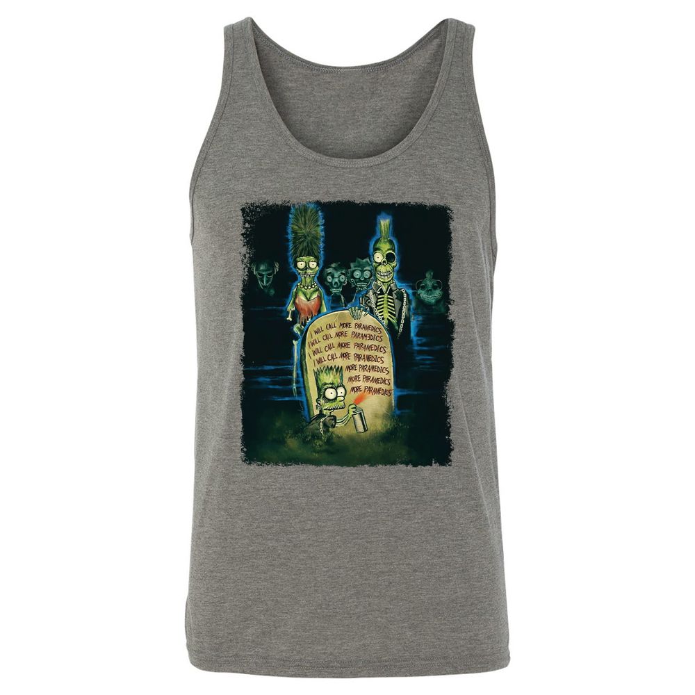 Unisex Jersey Tank - 4VD4MBH1 - Grey Triblend - 8